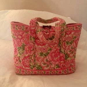 Vera Bradley Petal Pink Toggle Tote Purse